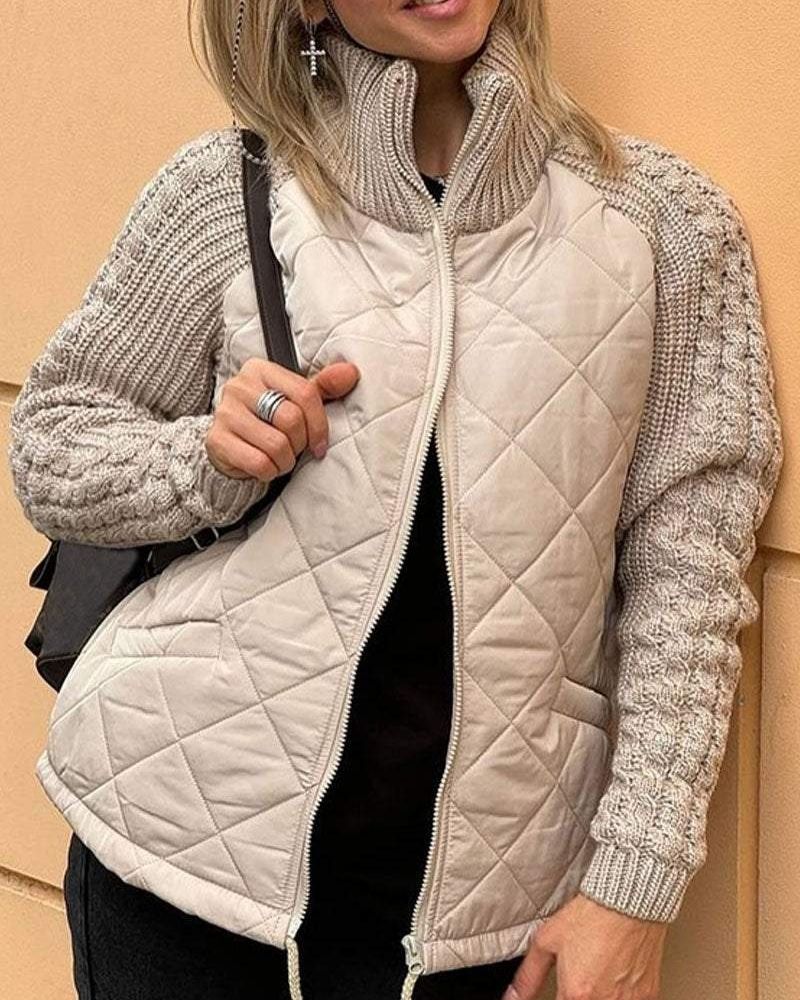 Victoria | Chaqueta de Forro Polar de Punto Casual