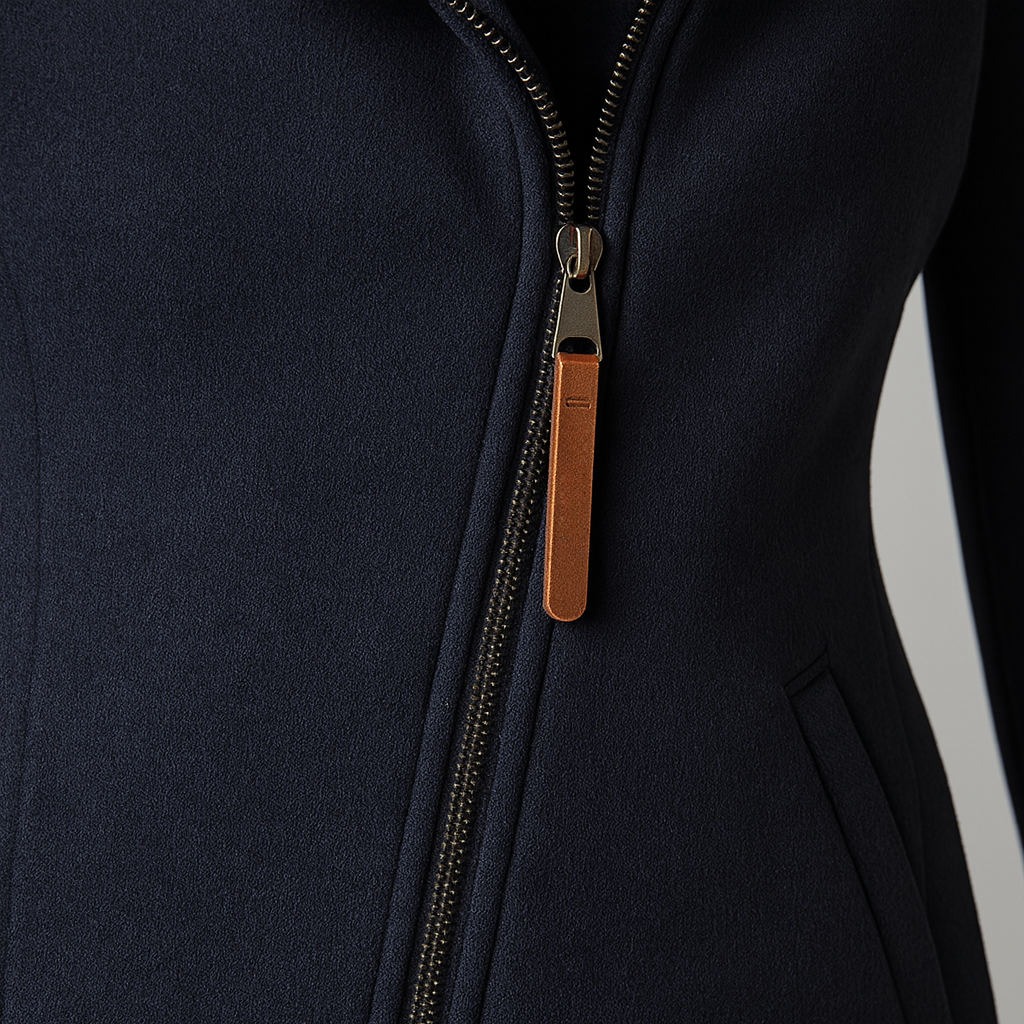 Eleonora™ – Abrigo de Invierno con Cremallera Asimétrica