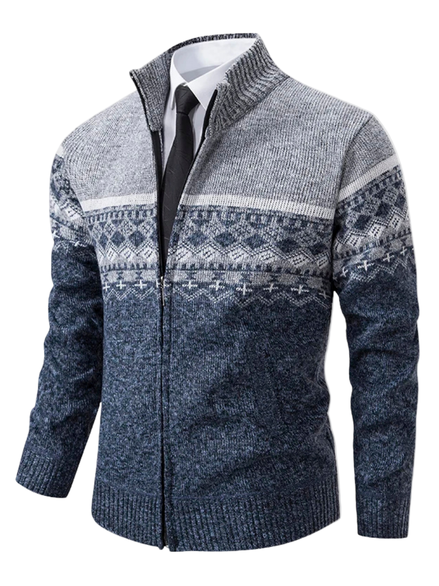 HOWARD | Cárdigan de punto nórdico